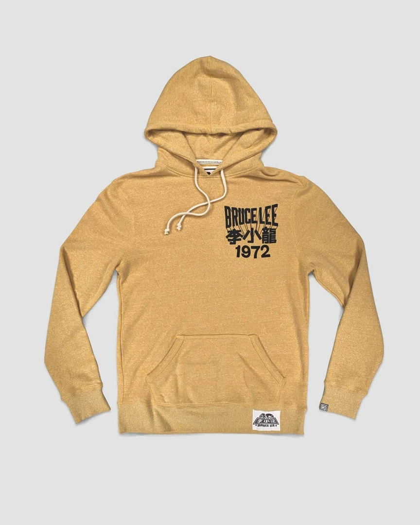 Bruce Lee 1972 Gold Pullover Hoody SPORT AND ICON 12 Bruce Lee 1972 Gold Pullover Hoody SPORT AND ICON