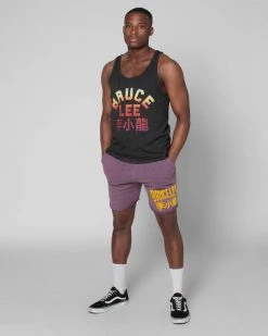 Bruce Lee Purple Shorts MARTIAL ARTS 16 Bruce Lee Purple Shorts MARTIAL ARTS