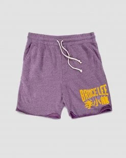 Bruce Lee Purple Shorts MARTIAL ARTS 18 Bruce Lee Purple Shorts MARTIAL ARTS