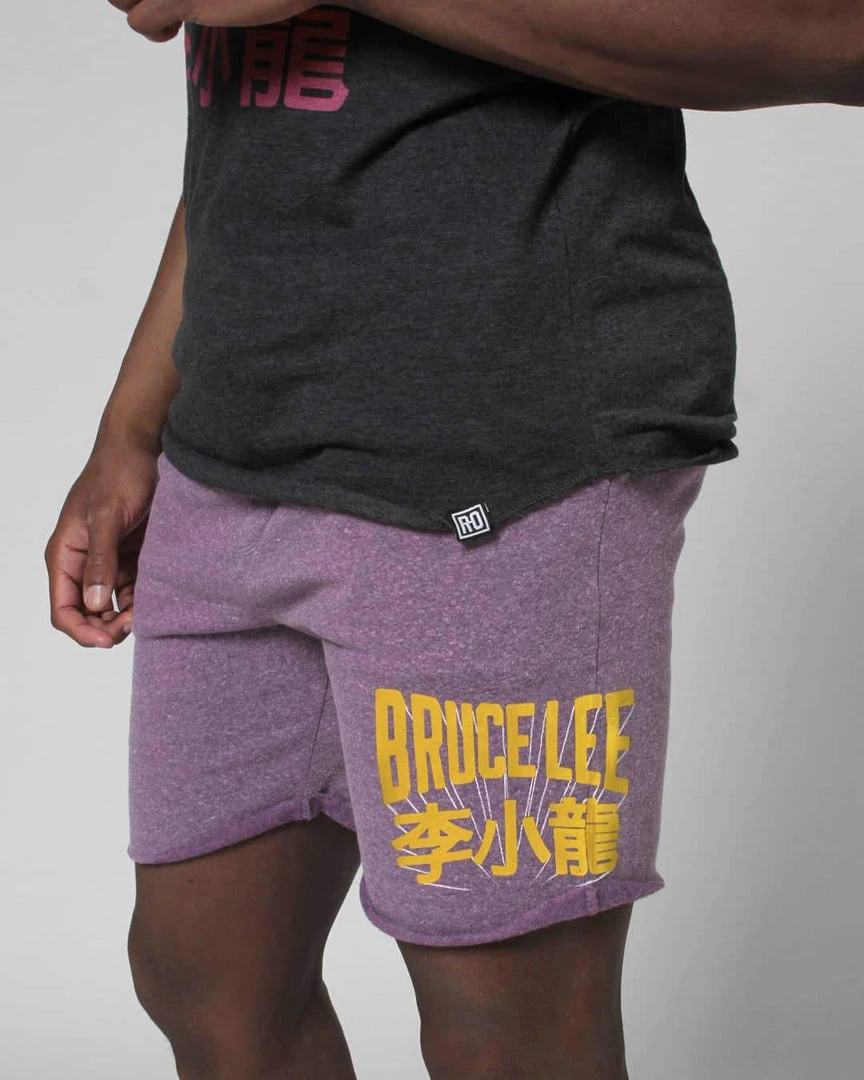 Bruce Lee Purple Shorts MARTIAL ARTS 3 Bruce Lee Purple Shorts MARTIAL ARTS
