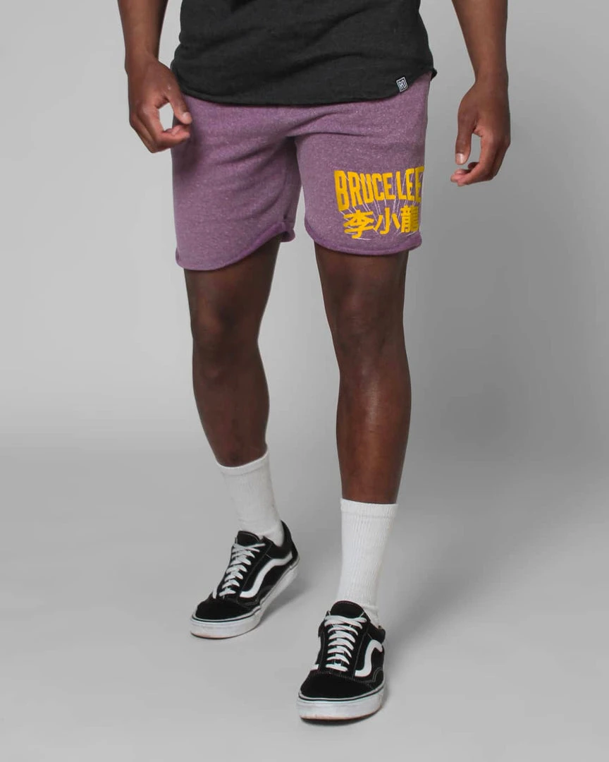 Bruce Lee Purple Shorts MARTIAL ARTS 6 Bruce Lee Purple Shorts MARTIAL ARTS