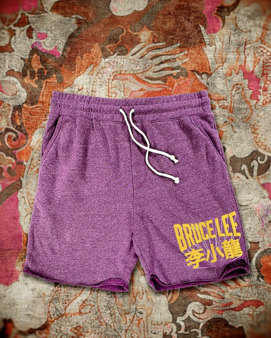 Bruce Lee Purple Shorts MARTIAL ARTS 4 Bruce Lee Purple Shorts MARTIAL ARTS