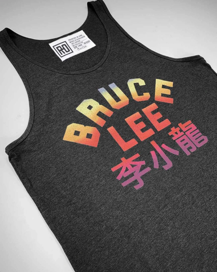 SPORT AND ICON Bruce Lee Sunset Black Tank 8 SPORT AND ICON Bruce Lee Sunset Black Tank