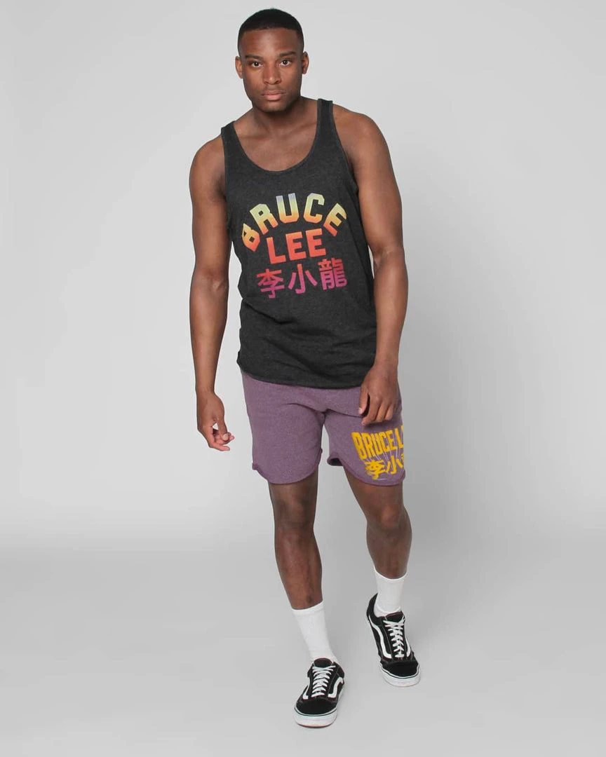 SPORT AND ICON Bruce Lee Sunset Black Tank 7 SPORT AND ICON Bruce Lee Sunset Black Tank