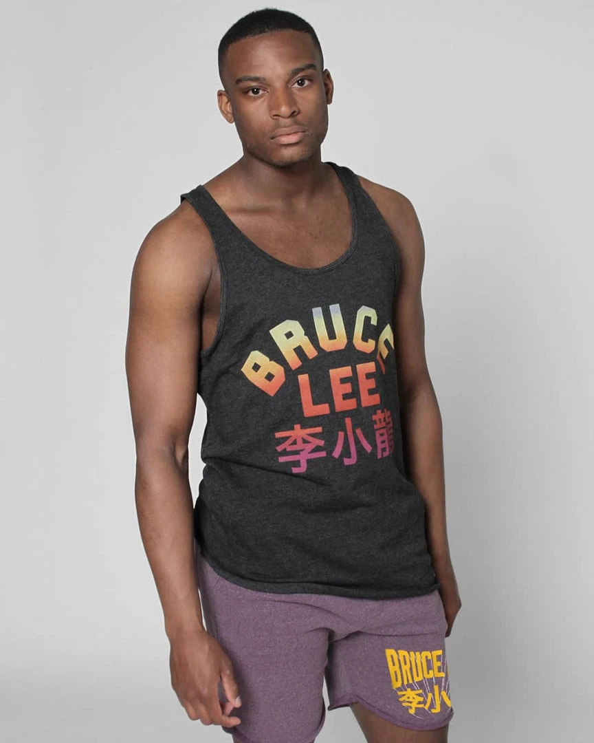 SPORT AND ICON Bruce Lee Sunset Black Tank 4 SPORT AND ICON Bruce Lee Sunset Black Tank