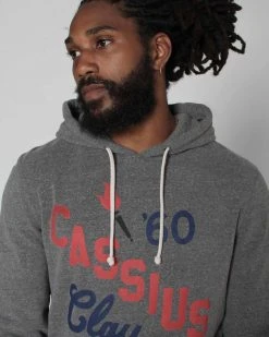 Muhammad Ali SPORT AND ICON Cassius Clay 1960 Grey Hoody 20 Muhammad Ali SPORT AND ICON Cassius Clay 1960 Grey Hoody