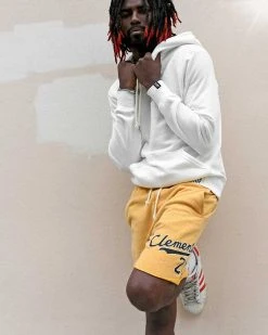 Roberto Clemente Clemente #21 Yellow Shorts NEW ARRIVALS