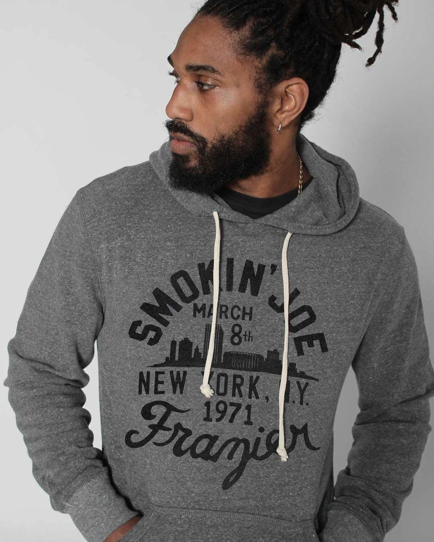 Joe Frazier SPORT AND ICON FOTC - Frazier 1971 Grey Pullover Hoody 3 Joe Frazier SPORT AND ICON FOTC - Frazier 1971 Grey Pullover Hoody