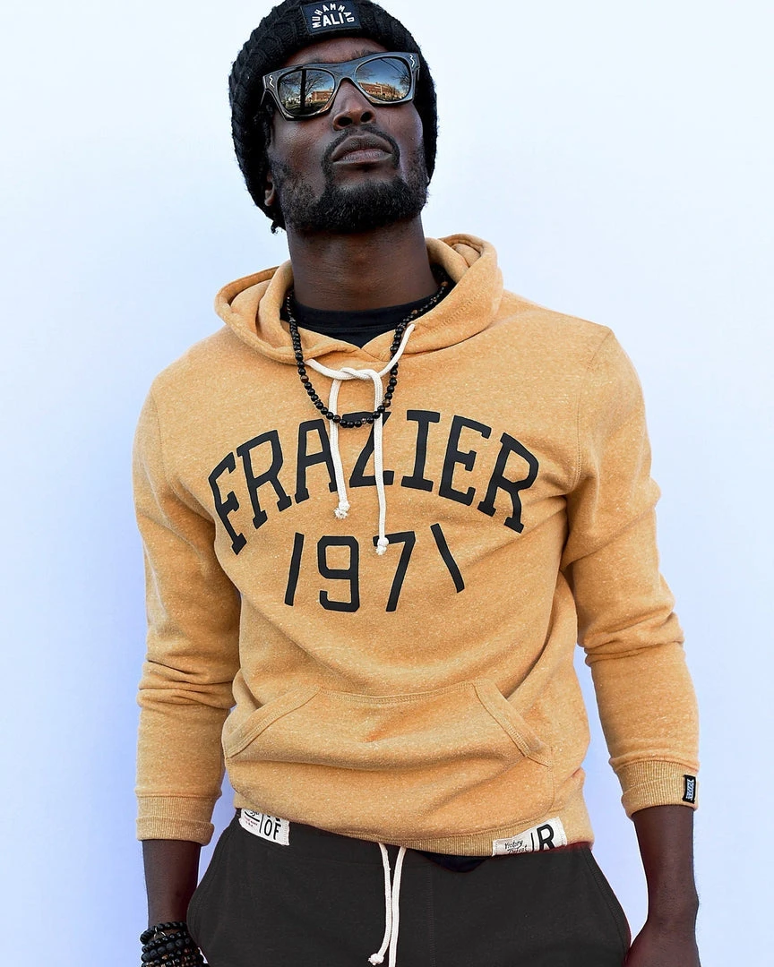 Joe Frazier FOTC - Frazier 1971 MSG Yellow Pullover Hoody 3 Joe Frazier FOTC - Frazier 1971 MSG Yellow Pullover Hoody