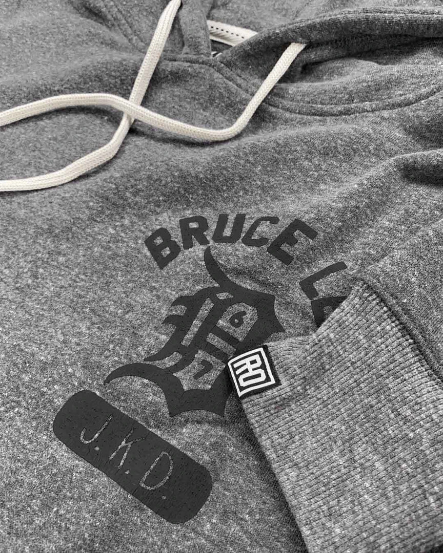 GC/GB - Bruce Lee 1969 Walk On Grey Hoody SPORT AND ICON 6 GC/GB - Bruce Lee 1969 Walk On Grey Hoody SPORT AND ICON