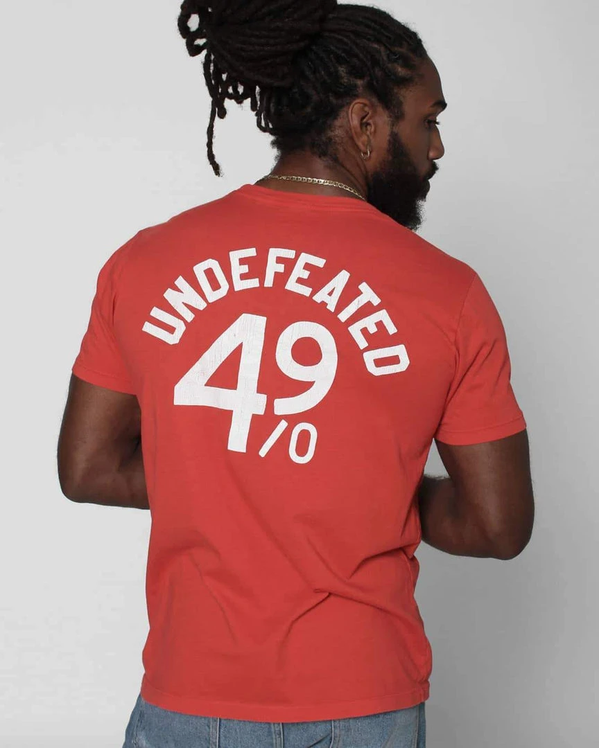 Rocky Marciano GC/GB - Marciano Undefeated Red Tee SPORT AND ICON 7 Rocky Marciano GC/GB - Marciano Undefeated Red Tee SPORT AND ICON