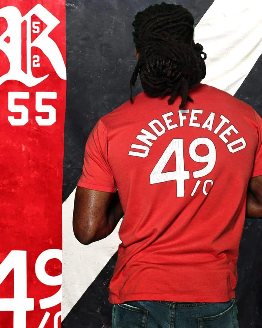 Rocky Marciano GC/GB - Marciano Undefeated Red Tee SPORT AND ICON 3 Rocky Marciano GC/GB - Marciano Undefeated Red Tee SPORT AND ICON