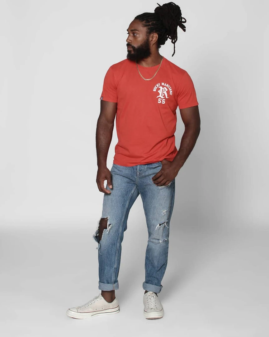 Rocky Marciano GC/GB - Marciano Undefeated Red Tee SPORT AND ICON 9 Rocky Marciano GC/GB - Marciano Undefeated Red Tee SPORT AND ICON