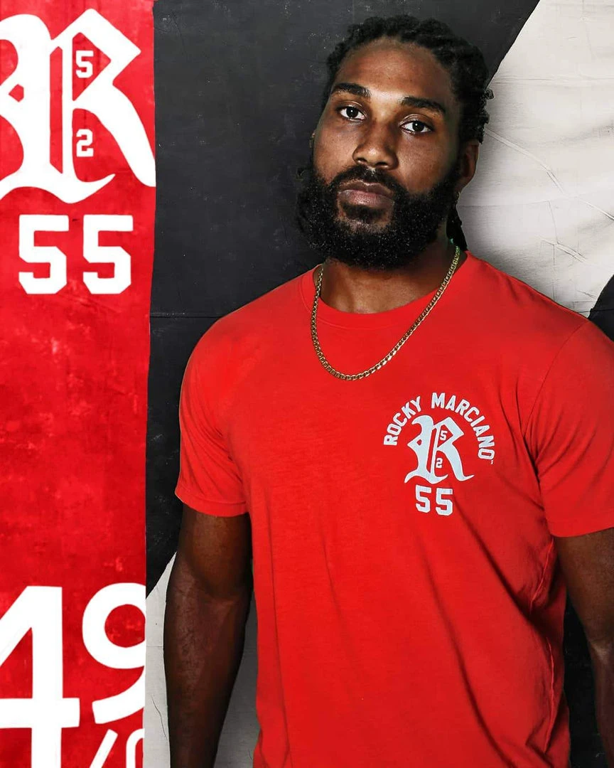 Rocky Marciano GC/GB - Marciano Undefeated Red Tee SPORT AND ICON 4 Rocky Marciano GC/GB - Marciano Undefeated Red Tee SPORT AND ICON