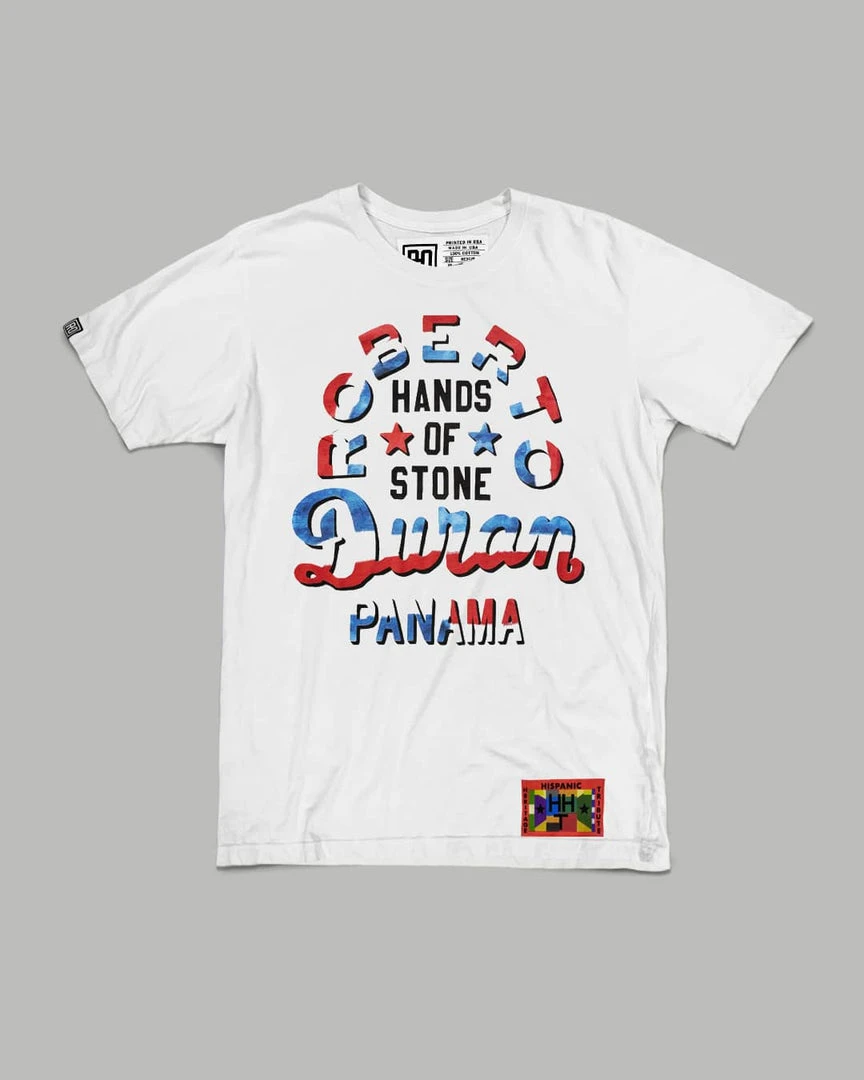 Roberto Duran HHT - Duran Hands Of Stone Vintage White Tee 10 Roberto Duran HHT - Duran Hands Of Stone Vintage White Tee