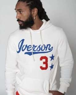 Roots of Fight Sales 54 Allen Iverson SPORT AND ICON Iverson #3 Ivory Hoody