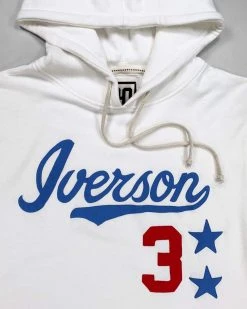 Allen Iverson SPORT AND ICON Iverson #3 Ivory Hoody 25 Allen Iverson SPORT AND ICON Iverson #3 Ivory Hoody