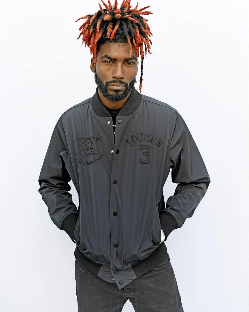 Allen Iverson Iverson #3 Stadium Jacket Bundle 4 Allen Iverson Iverson #3 Stadium Jacket Bundle