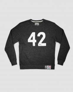 Jackie Robinson 42 Black Sweatshirt SPORT AND ICON 25 Jackie Robinson 42 Black Sweatshirt SPORT AND ICON