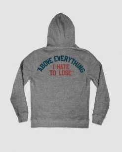 Jackie Robinson #42 Classic Grey PO Hoody SPORT AND ICON 27 Jackie Robinson #42 Classic Grey PO Hoody SPORT AND ICON