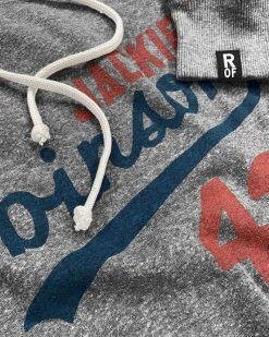 Jackie Robinson #42 Classic Grey PO Hoody SPORT AND ICON 18 Jackie Robinson #42 Classic Grey PO Hoody SPORT AND ICON