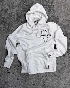 Jackie Robinson #42 Crown Ivory PO Hoody 13 Jackie Robinson #42 Crown Ivory PO Hoody