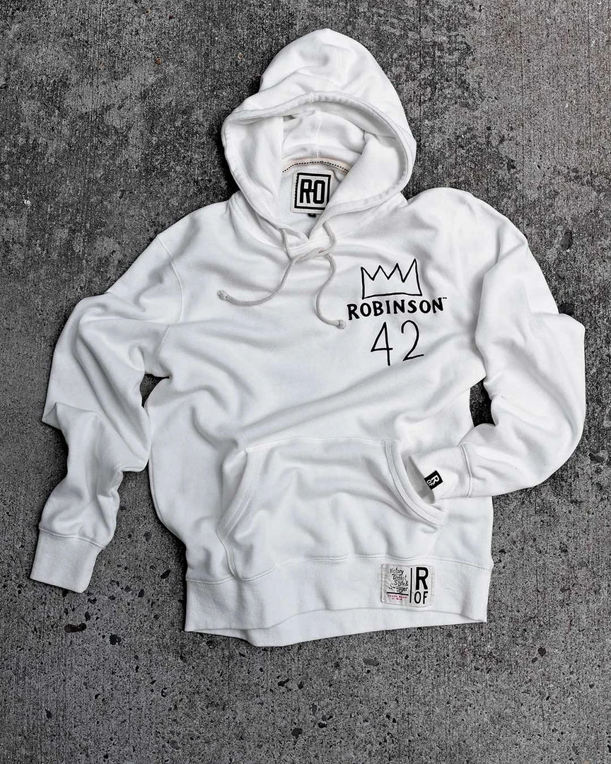 Jackie Robinson #42 Crown Ivory PO Hoody 8 Jackie Robinson #42 Crown Ivory PO Hoody