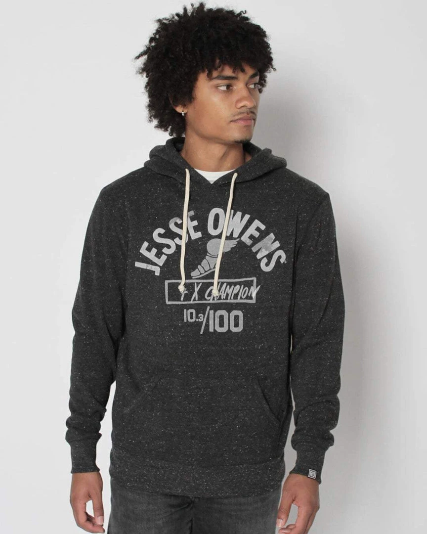 Jesse Owens 4 Time Champ Black Hoody 3 Jesse Owens 4 Time Champ Black Hoody