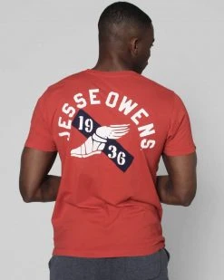 SPORT AND ICON Jesse Owens Ground Breakers Red Tee 15 SPORT AND ICON Jesse Owens Ground Breakers Red Tee