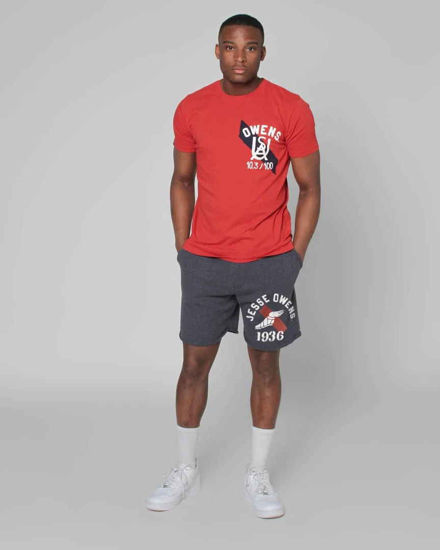 SPORT AND ICON Jesse Owens Ground Breakers Red Tee 5 SPORT AND ICON Jesse Owens Ground Breakers Red Tee