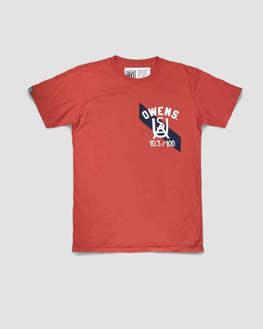 SPORT AND ICON Jesse Owens Ground Breakers Red Tee 11 SPORT AND ICON Jesse Owens Ground Breakers Red Tee