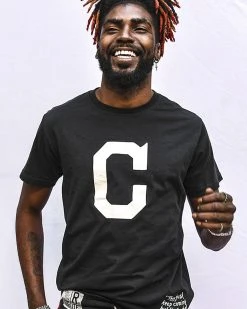 Jim Thorpe #21 Black Tee