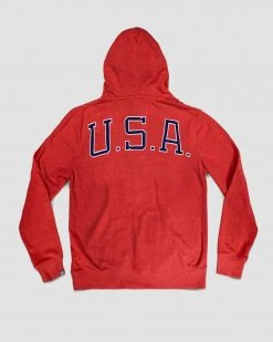 Joe Frazier 1964 Tokyo Red Hoody