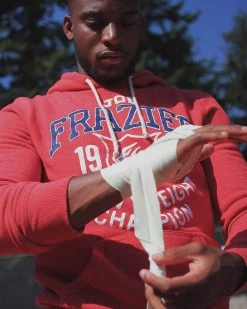 Joe Frazier 1964 Tokyo Red Hoody