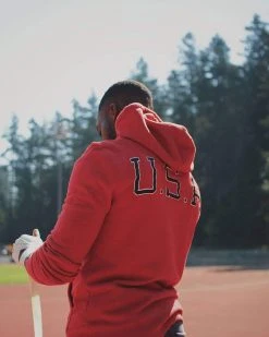 Joe Frazier 1964 Tokyo Red Hoody