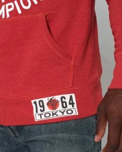 Joe Frazier 1964 Tokyo Red Hoody