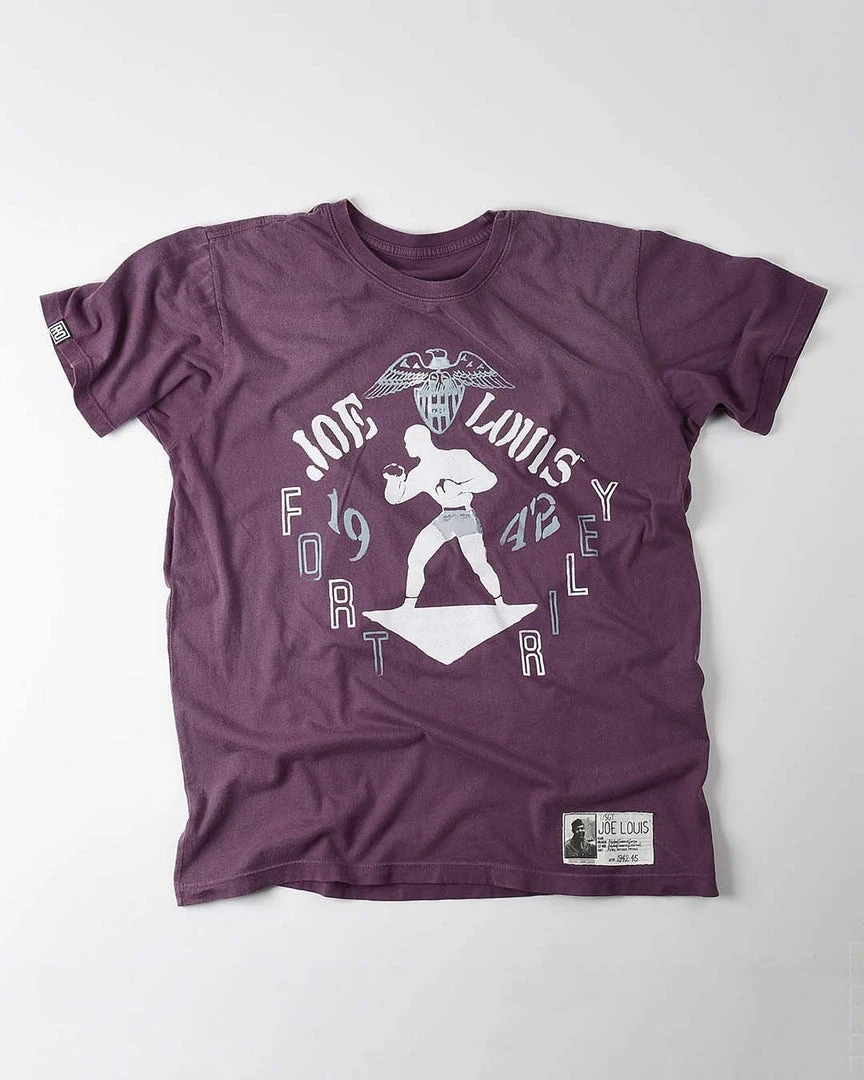 Joe Louis Fort Riley 1942 Purple Tee SPORT AND ICON 9 Joe Louis Fort Riley 1942 Purple Tee SPORT AND ICON