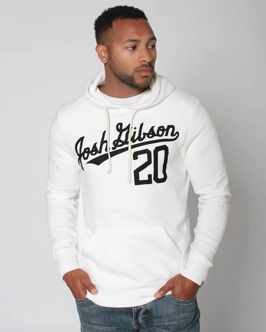 Josh Gibson #20 Pullover Hoody SPORT AND ICON 3 Josh Gibson #20 Pullover Hoody SPORT AND ICON