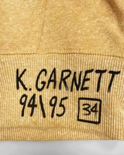 Kevin Garnett 34 Yellow Pullover Hoody