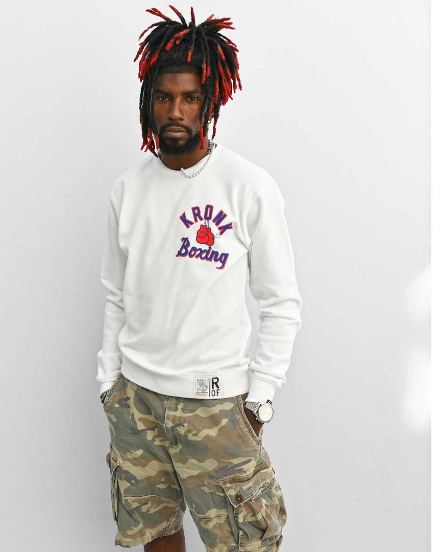 NEW ARRIVALS Kronk 'Pain & Fame' Ivory Sweatshirt 5 NEW ARRIVALS Kronk 'Pain & Fame' Ivory Sweatshirt