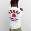 NEW ARRIVALS Kronk 'Pain & Fame' Ivory Sweatshirt 1 NEW ARRIVALS Kronk 'Pain & Fame' Ivory Sweatshirt