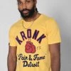 Kronk 'Pain & Fame' Yellow Tee SPORT AND ICON 2 Kronk 'Pain & Fame' Yellow Tee SPORT AND ICON