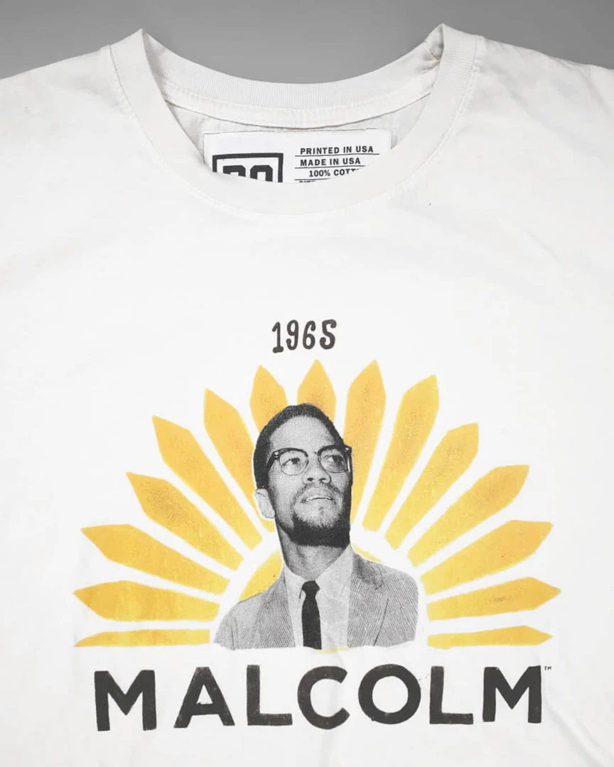 Malcolm X 1965 Tee SPORT AND ICON 7 Malcolm X 1965 Tee SPORT AND ICON