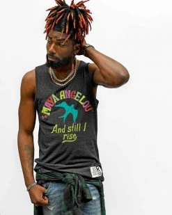 SPORT AND ICON Maya Angelou And Still I Rise Black Tank 13 SPORT AND ICON Maya Angelou And Still I Rise Black Tank