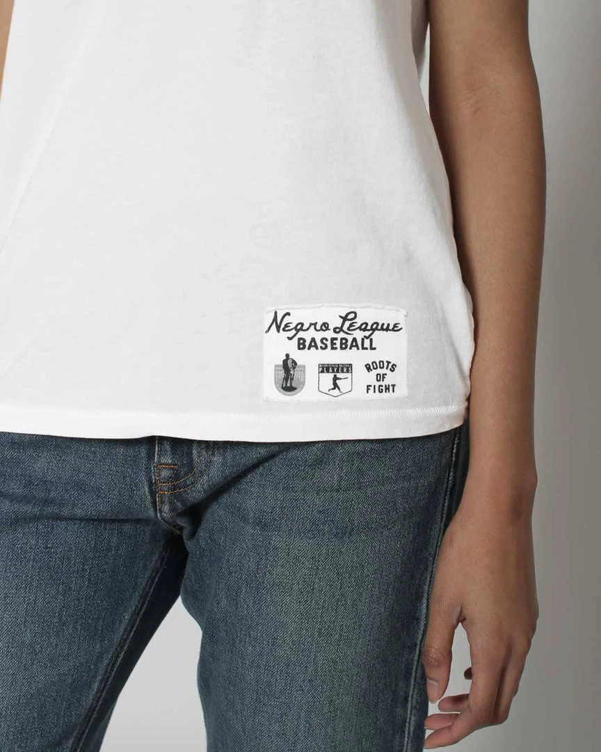 NLB Negro League Baseball Script Women's Tee SPORT AND ICON 6 NLB Negro League Baseball Script Women's Tee SPORT AND ICON