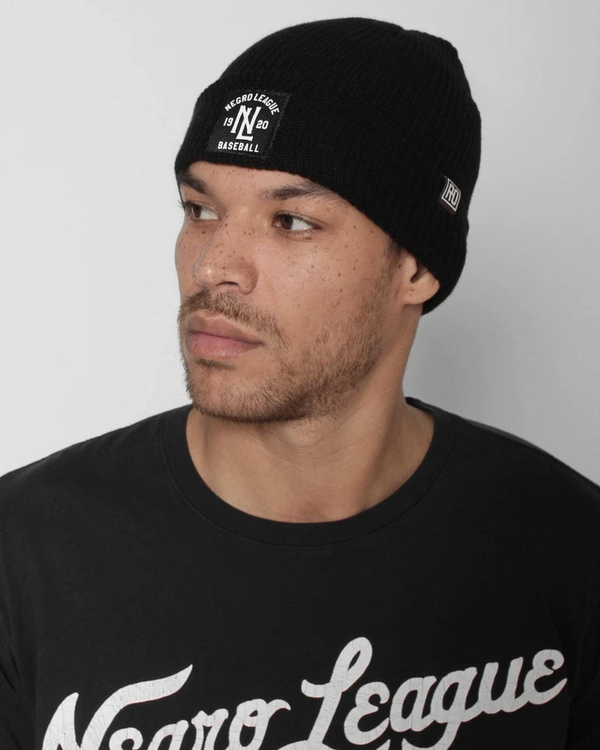 NLB Fine Knit Black Beanie 4 NLB Fine Knit Black Beanie