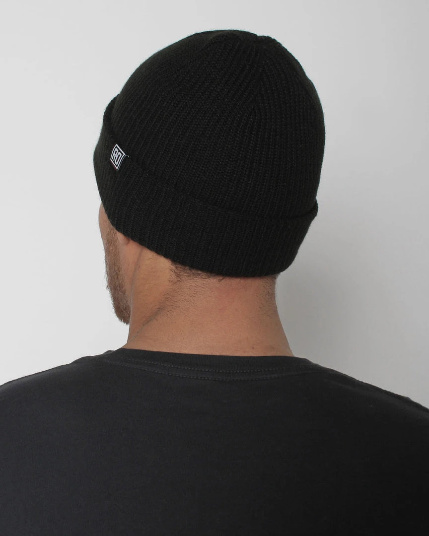 NLB Fine Knit Black Beanie 7 NLB Fine Knit Black Beanie