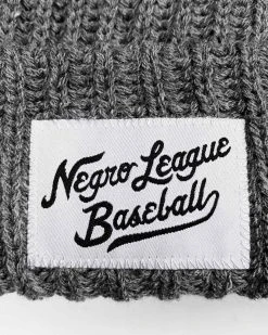 NLB Script Chunky Knit Grey Beanie 18 NLB Script Chunky Knit Grey Beanie