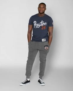 Walter Payton Payton Script Navy Tee