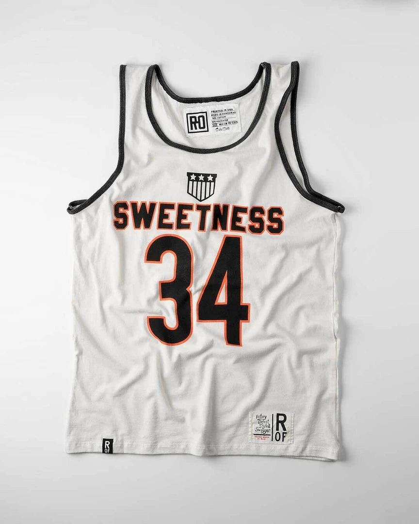 Walter Payton Payton Sweetness #34 Vintage White Tank 8 Walter Payton Payton Sweetness #34 Vintage White Tank
